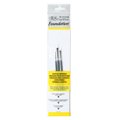 Foundation Acrylic Brush - Short Handle