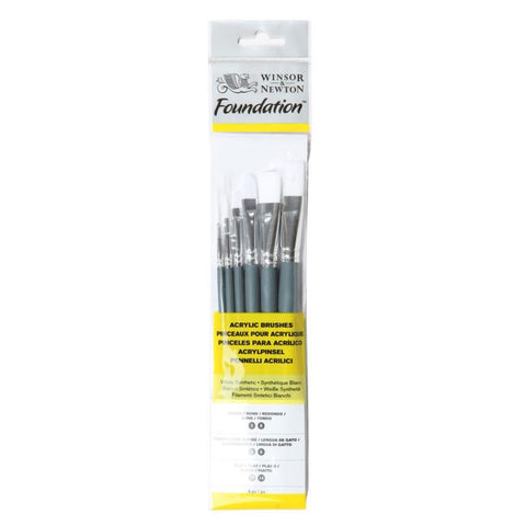 Foundation Acrylic Brush - Short Handle